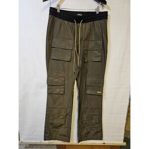 Gifted LA mens Cargo Pants Size Large  34x 33.5 Army Green